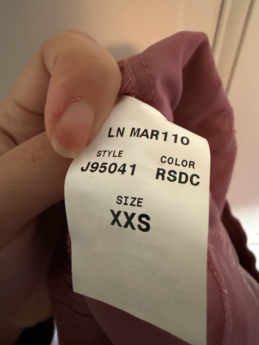 Jaanuu Scrub Pants XXS NWT Mauve Pink Stretch Medical Uniform Jogger Pants - Picture 6 of 6